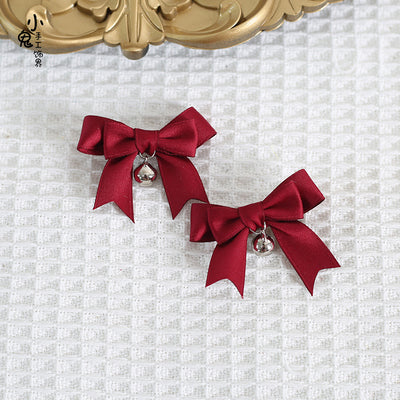 Xiaogui - Sweet Japan Fashion Lolita Bell Bow Clip