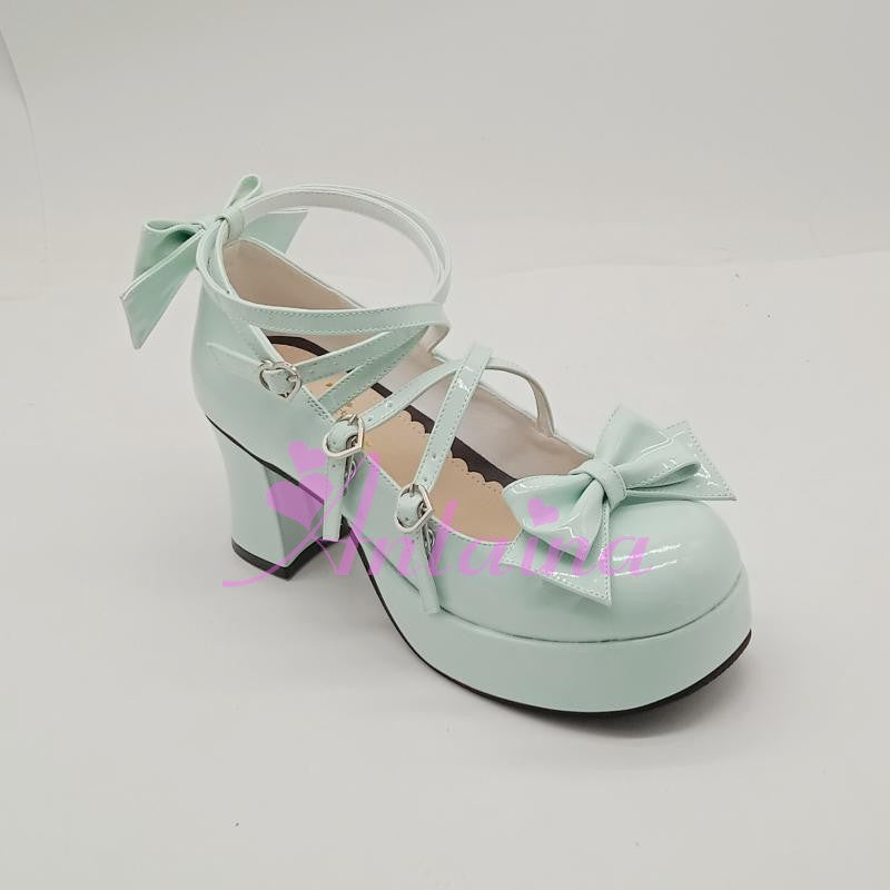 Antaina - Popular Japanese Lolita Bow Strap Multiple Colors