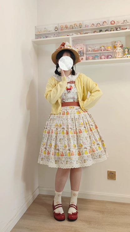 Miss Cube - Dress Up Dolls - Summer Kawaii Lolita JSK Dress Customized Size