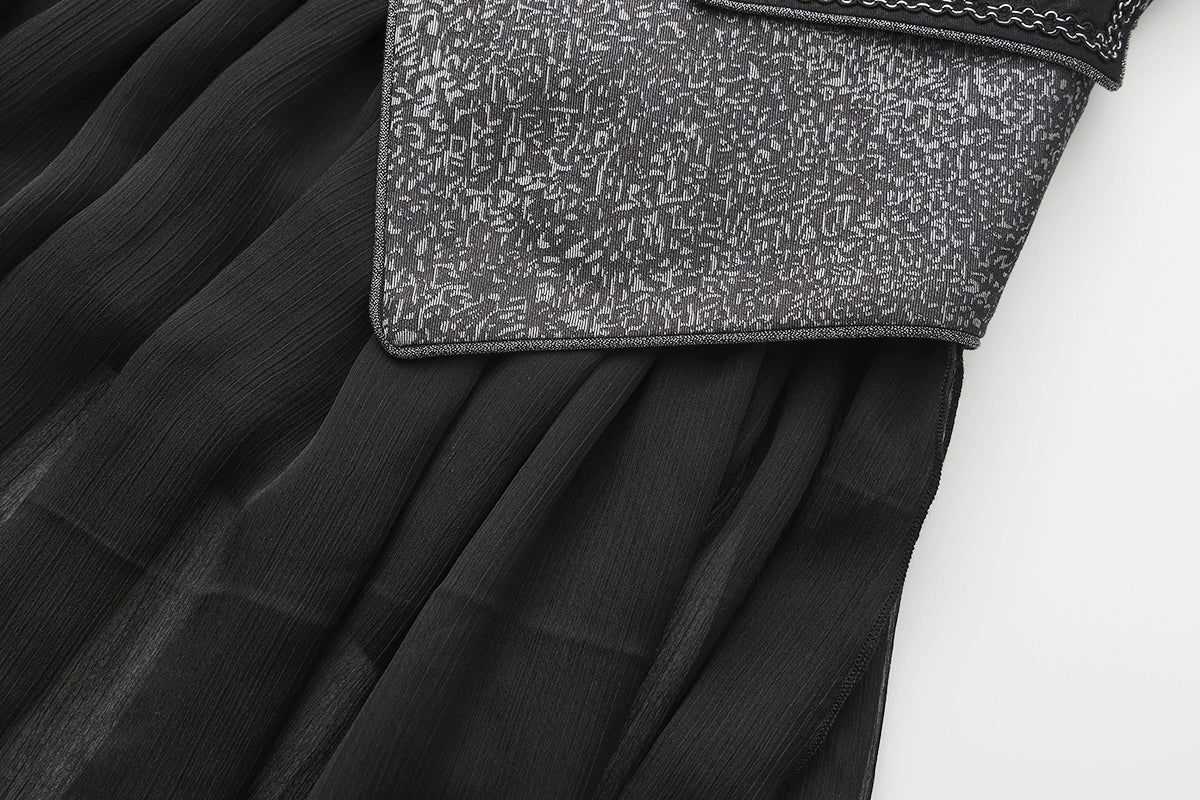 Immortal Thorn - Eternal Displaced Boundary - Ouji Lolita Vest Coat, Detachabl Back Trailing