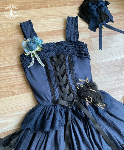 Miss Point - Forest Waltz - Cotton Lolita Camisole Embroidered Cami Top