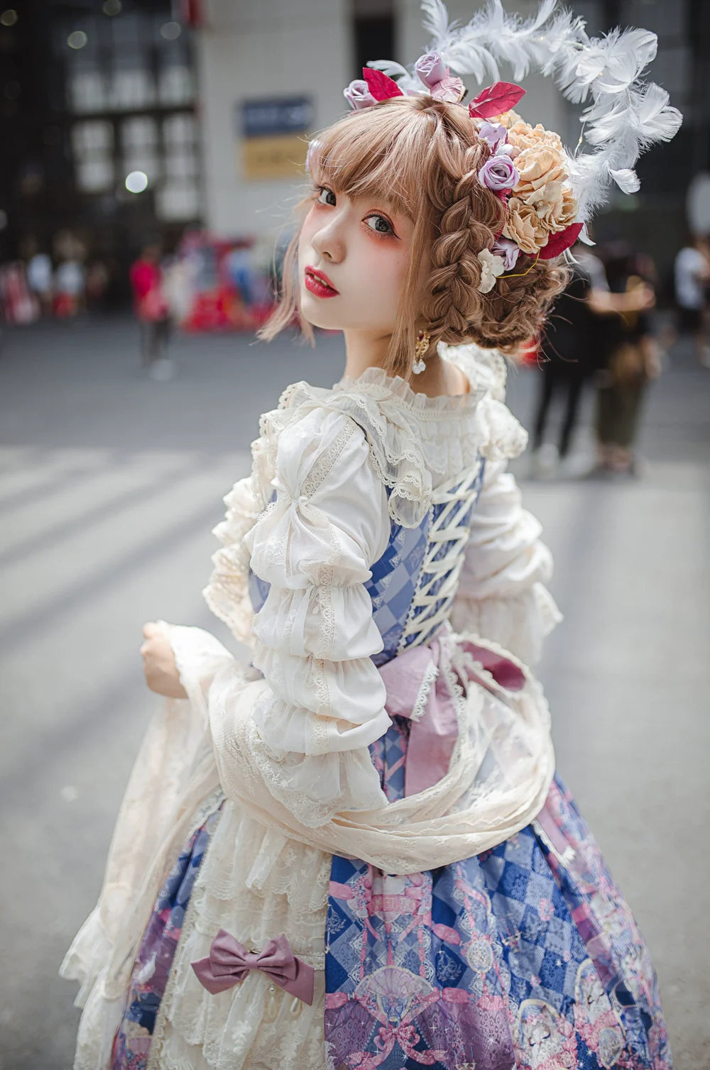 Miss Point - Elizabeth Meow - Classic Lolita Blouse Lotus Root Sleeve Lolita Shirt