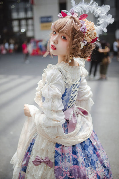 Miss Point - Elizabeth Meow - Classic Lolita Blouse Lotus Root Sleeve Lolita Shirt