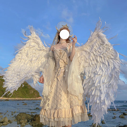 Lingxi Lolita - Greek Style Vintage Handmade Bead Lolita Dress