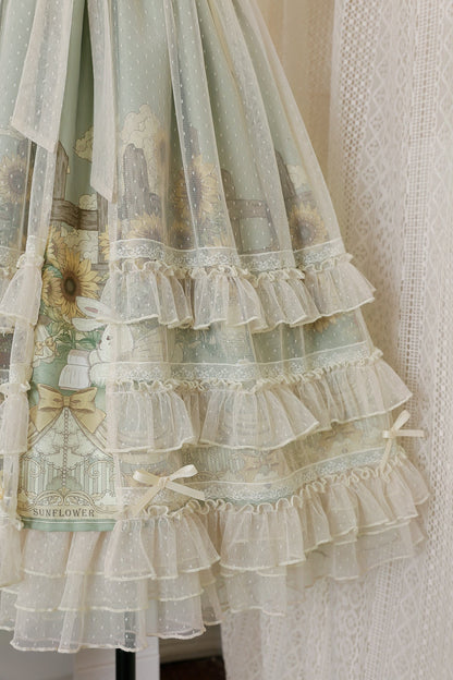 Designer's Gift - Flower and Letter - Classic Lolita JSK Dress