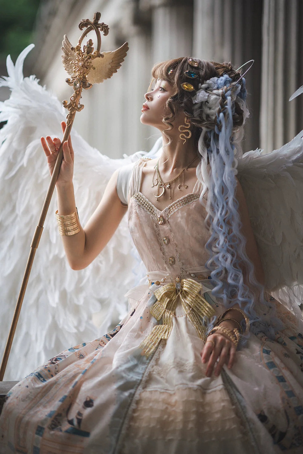 Miss Point - Dusk Best - Egyptian Lolita Dress Set Gorgeous JSK