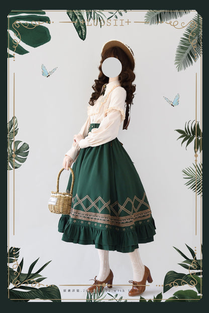Yuan Su - Elegant  Solid Color Lolita SK