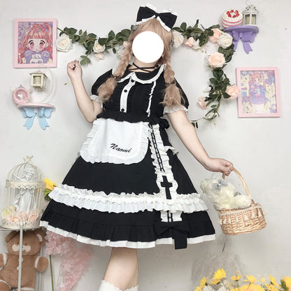 Niu Niu - Plus Size Lolita Nurse Summer OP Dress