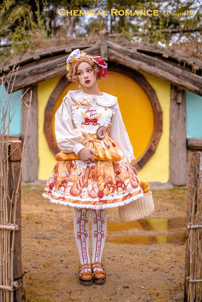 Chemical Romance - Bread New Out of the Oven - Elegant Lolita Salopette Dress