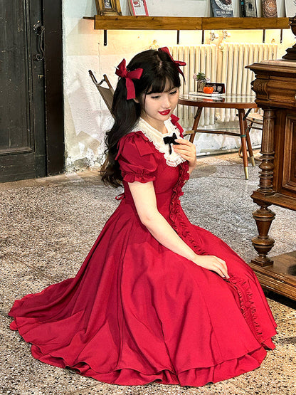 Sweet Wood - Long Vesion Elegant and Vintage Lolita OP