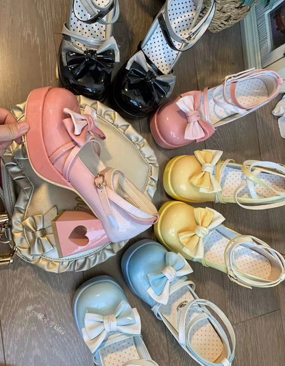 A Can of Cocoa - Heart Function - Sweet Lolita Shoes Gradient Color High Heels