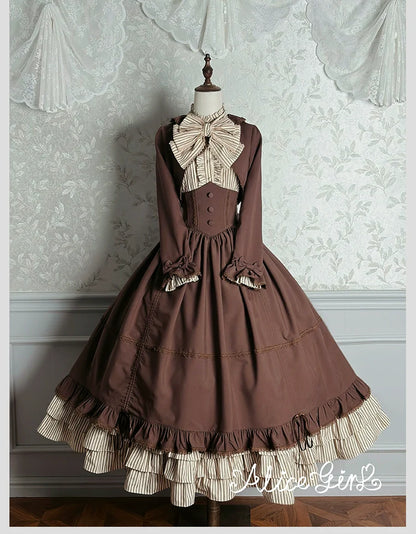 Alice Girl - Duke of Victoria - Classic Lolita SK & Overskirt Set