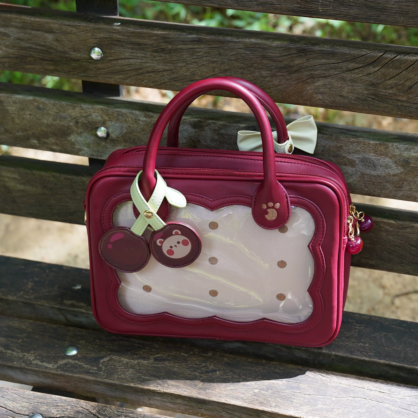 Morning Glory - Kawaii Lolita Bag Cherry Biscuit Shoulder Crossbody Handbag