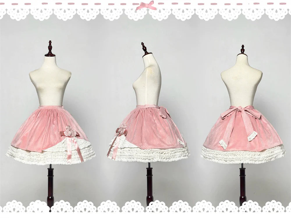 LeMiroir - Winter Solstice - Elegant Lolita Winter Short Coat & SK