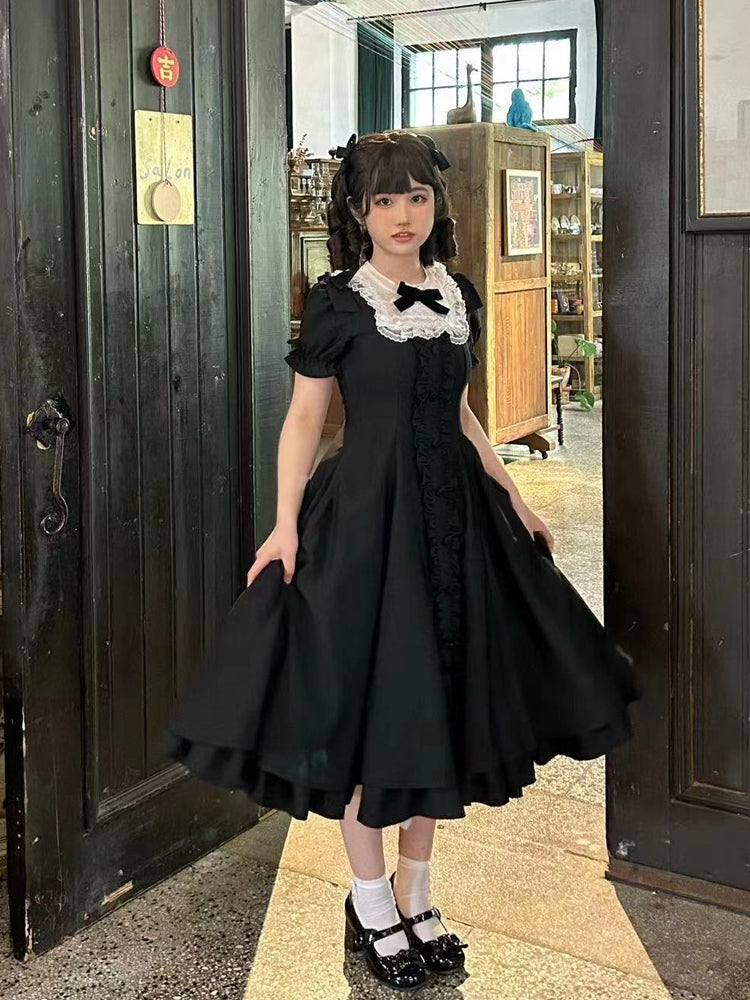 Sweet Wood - Long Vesion Elegant and Vintage Lolita OP