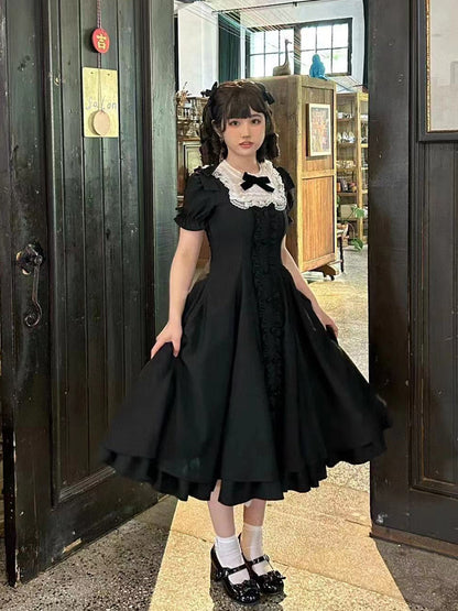 Sweet Wood - Long Vesion Elegant and Vintage Lolita OP