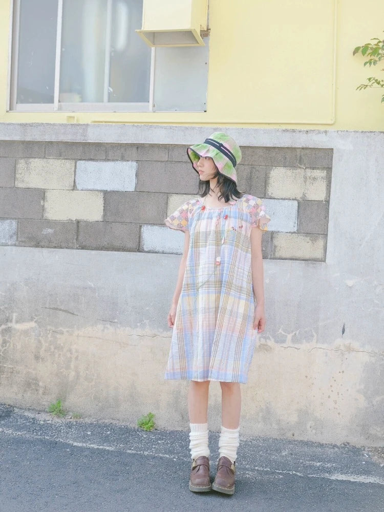 Plaid loose dress【s0000008733】
