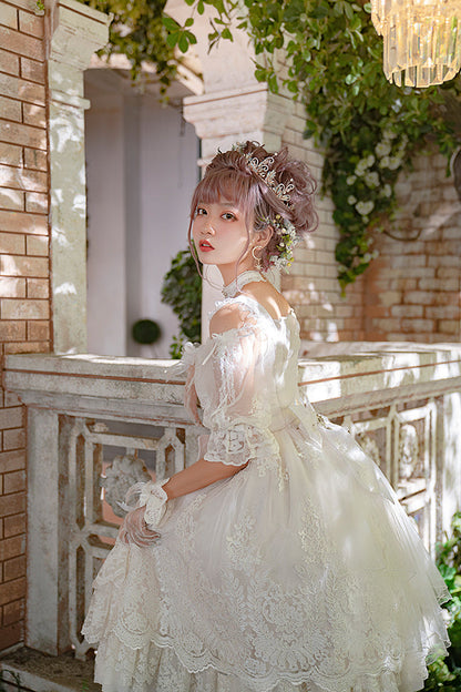 Sweet Wood - Secret Garden In Midsummer - Elegant Lolita Bridal JSK