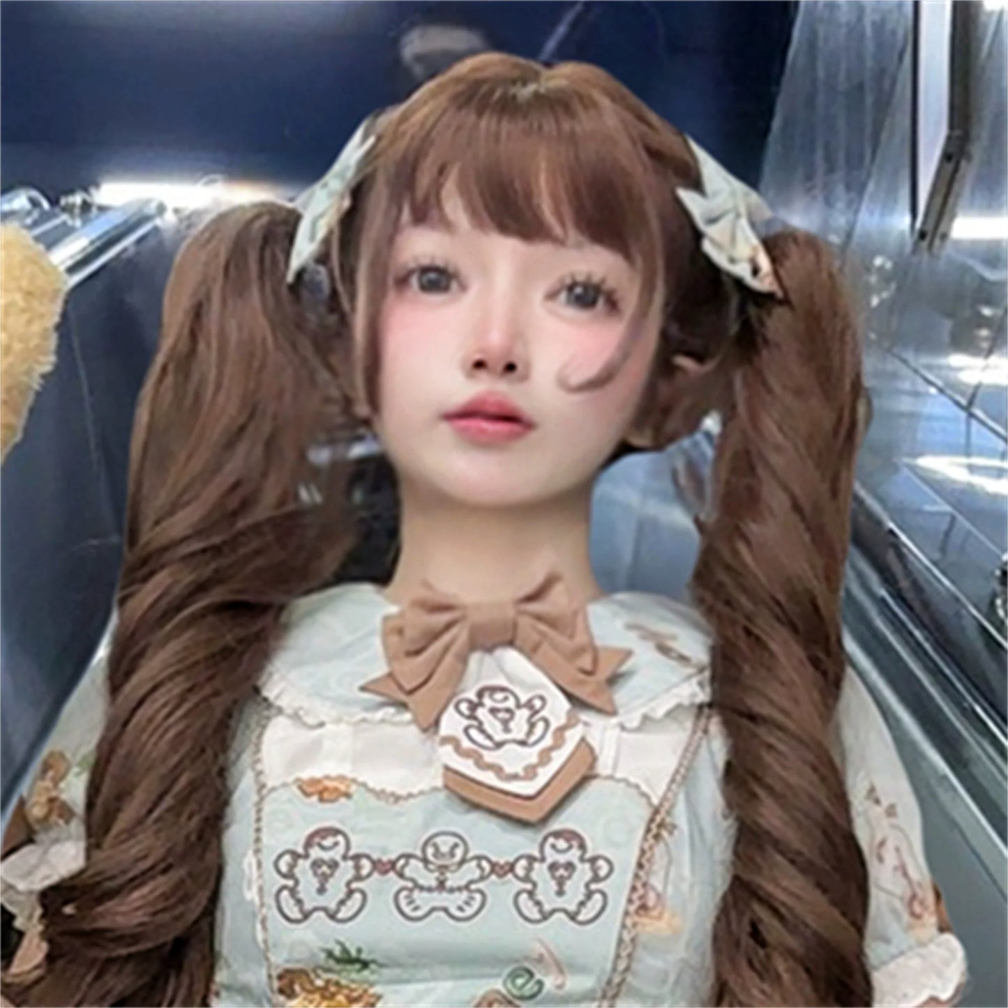 Babyblue - Bear Honey - Sweet Lolita Accessory Gingerbread Man Design