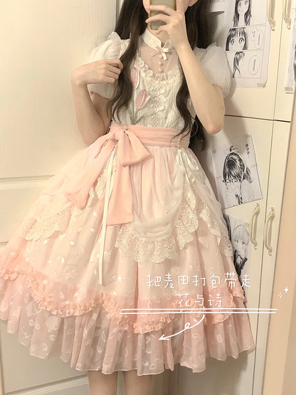 Cornfield Lolita - Elegant Lolita Dress Short Sleeve OP