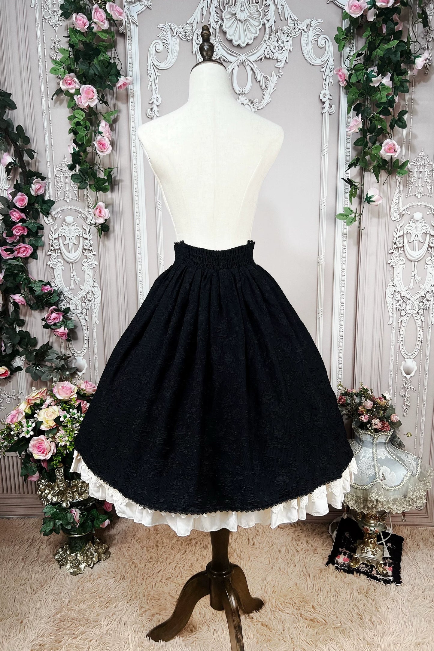 DMFS Lolita - The Heart of the Rose - Elegant Retro Lolita Skirt High Waist SK Blouse