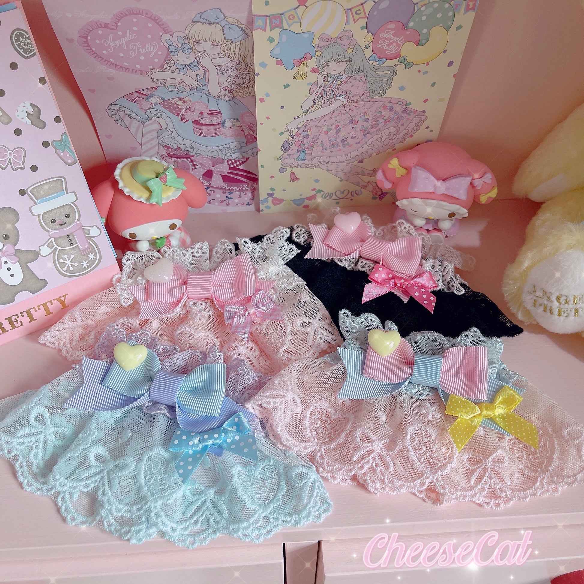 Cheese Cat - Sweet and Happy Flower Limited Lolita Cuff