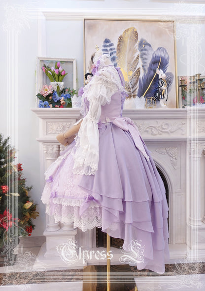 Elpress L - 3D Flower Lolita Hairband Cuff Brooch Multicolors