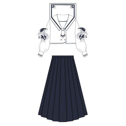 Eieyomi - Keel Girl - JK Uniform Lolita SK Suit