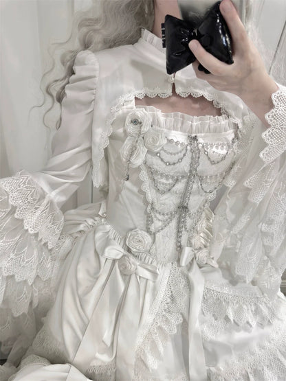 LeMiroir - Saint - Gothic Lolita Bolero Skirt Mermaid Dress Corset