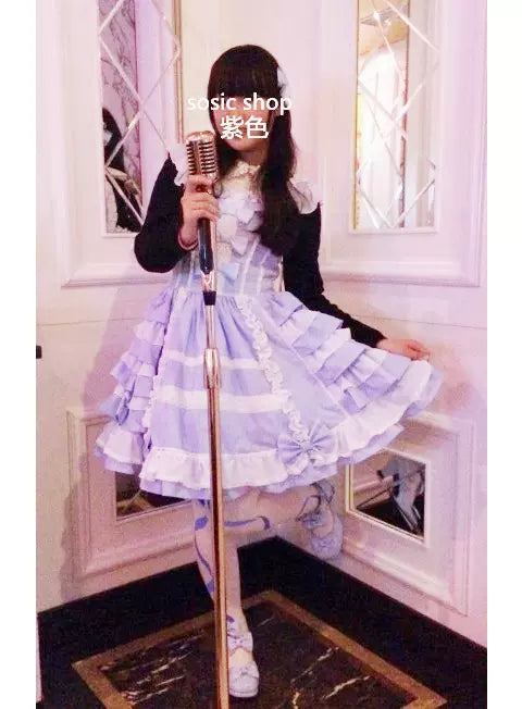 Sosic - Gott Melody - Round-head Bowtie Leather Lolita Shoes