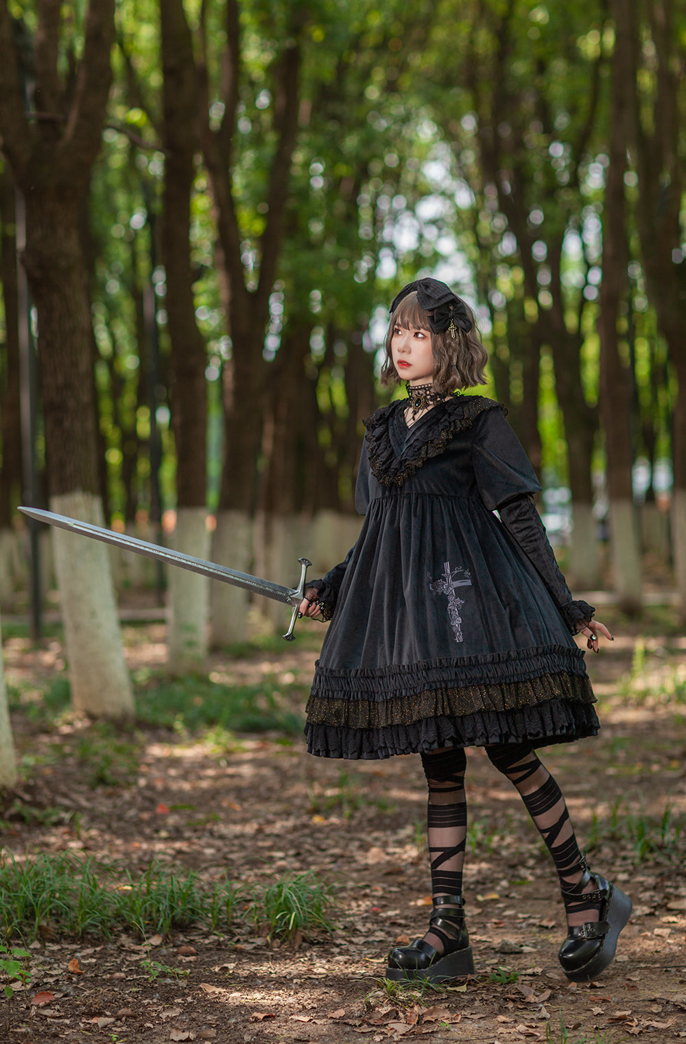 Infanta - Holy Fruit Estate - Gothic Lolita OP Dress Multicolors