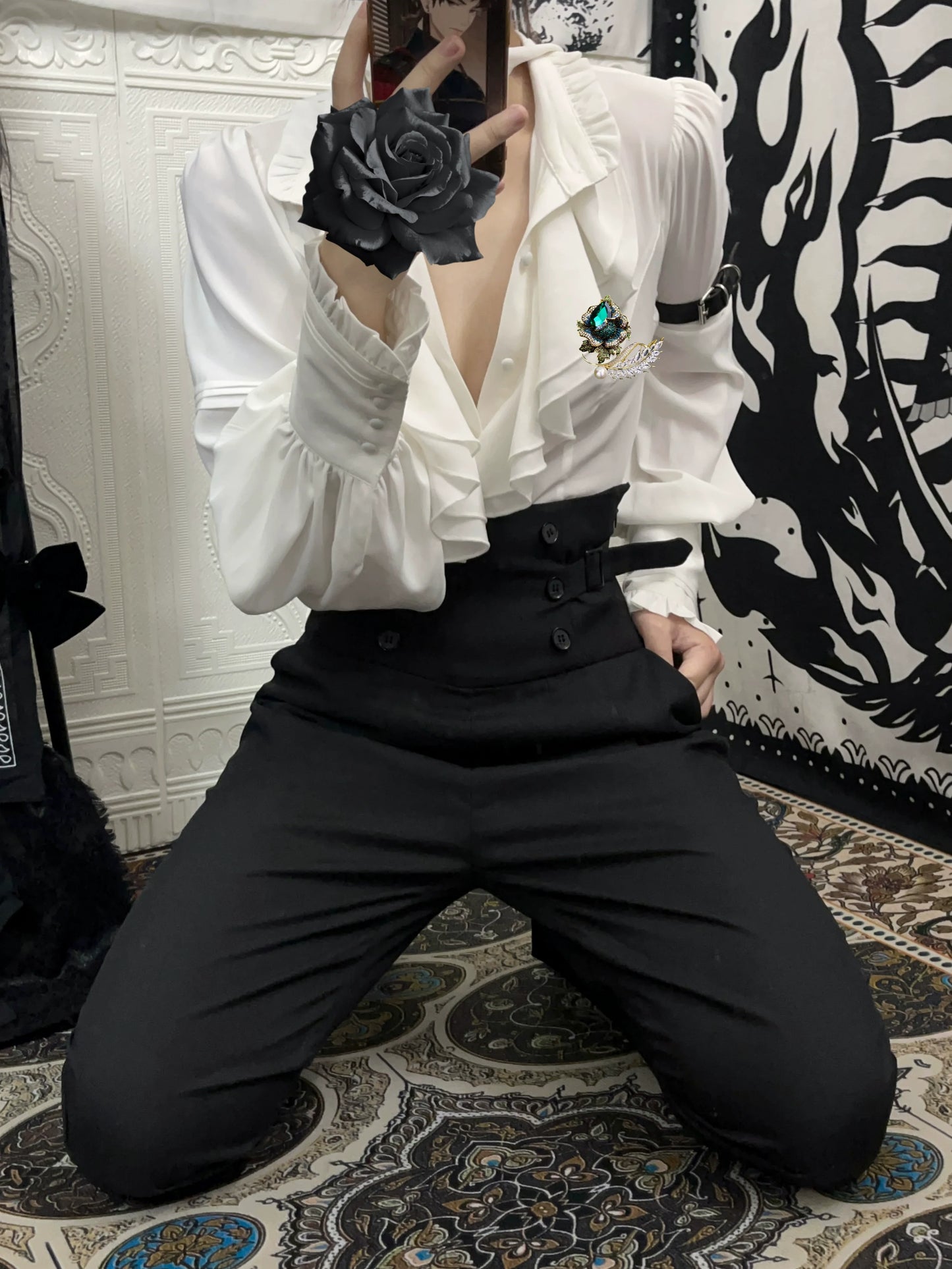 Gazing Galactic - Raycey - Ouji Lolita Pants, Prince Lolita Trousers