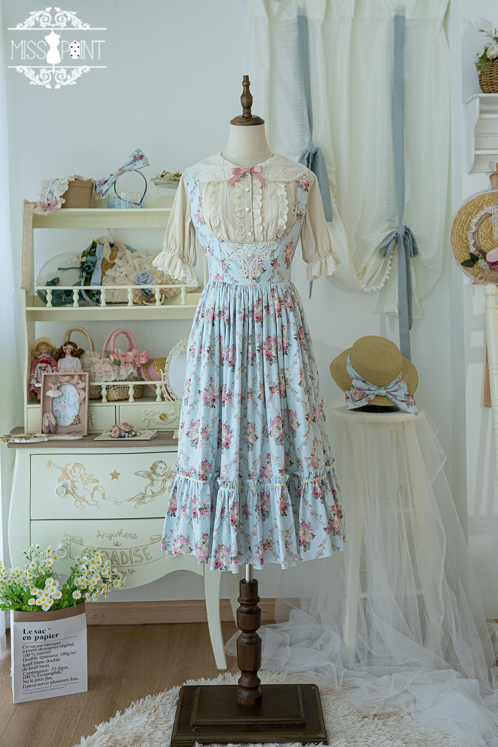 Miss Point - Happy Summer - Elegant Lolita Floral JSK Dress