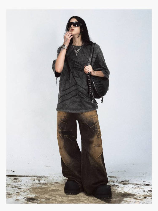 Wide leg jeans【s0000009213】