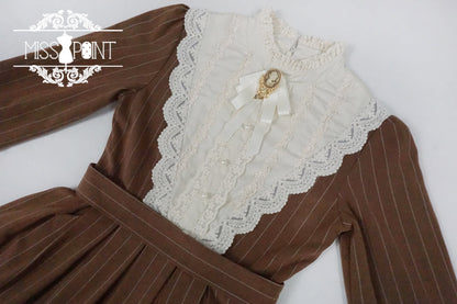 Miss point - Rose Silhouette - Vintage Classic Lolita OP