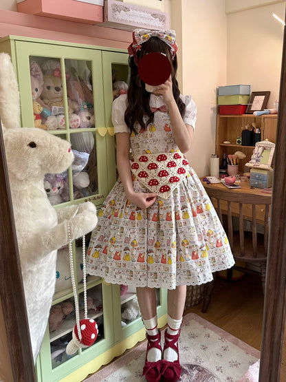 Miss Cube - Dress Up Dolls - Summer Kawaii Lolita JSK Dress Customized Size