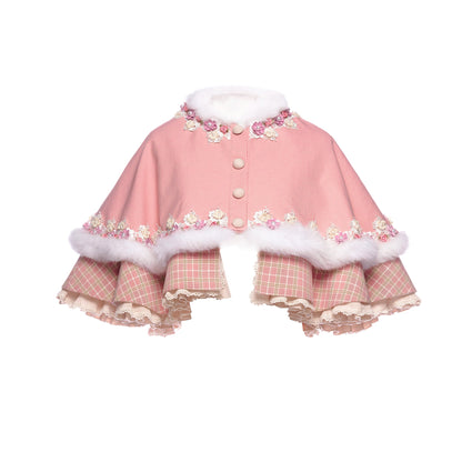 Youpairui - Helford - Sweet Coordinated Lolita Suit Pink Plaid Lolita SK Set
