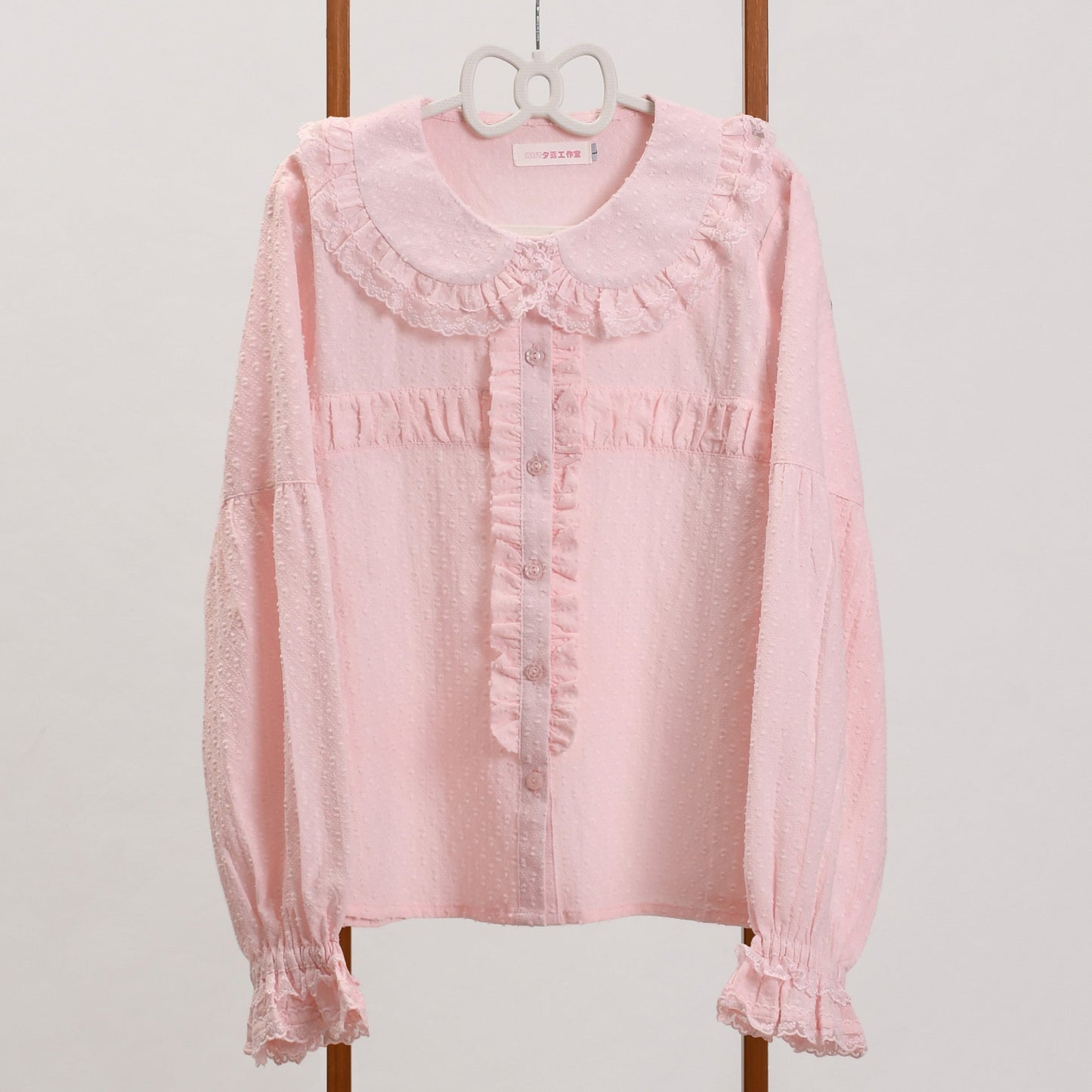 MIST - Tianmi - Sweet Lolita Blouse Long Sleeve Doll Collar Thin Shirt
