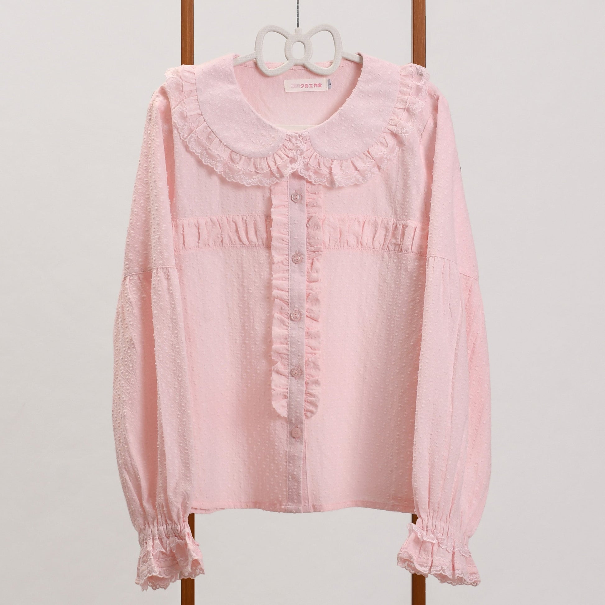 MIST - Tianmi - Sweet Lolita Blouse Long Sleeve Doll Collar Thin Shirt