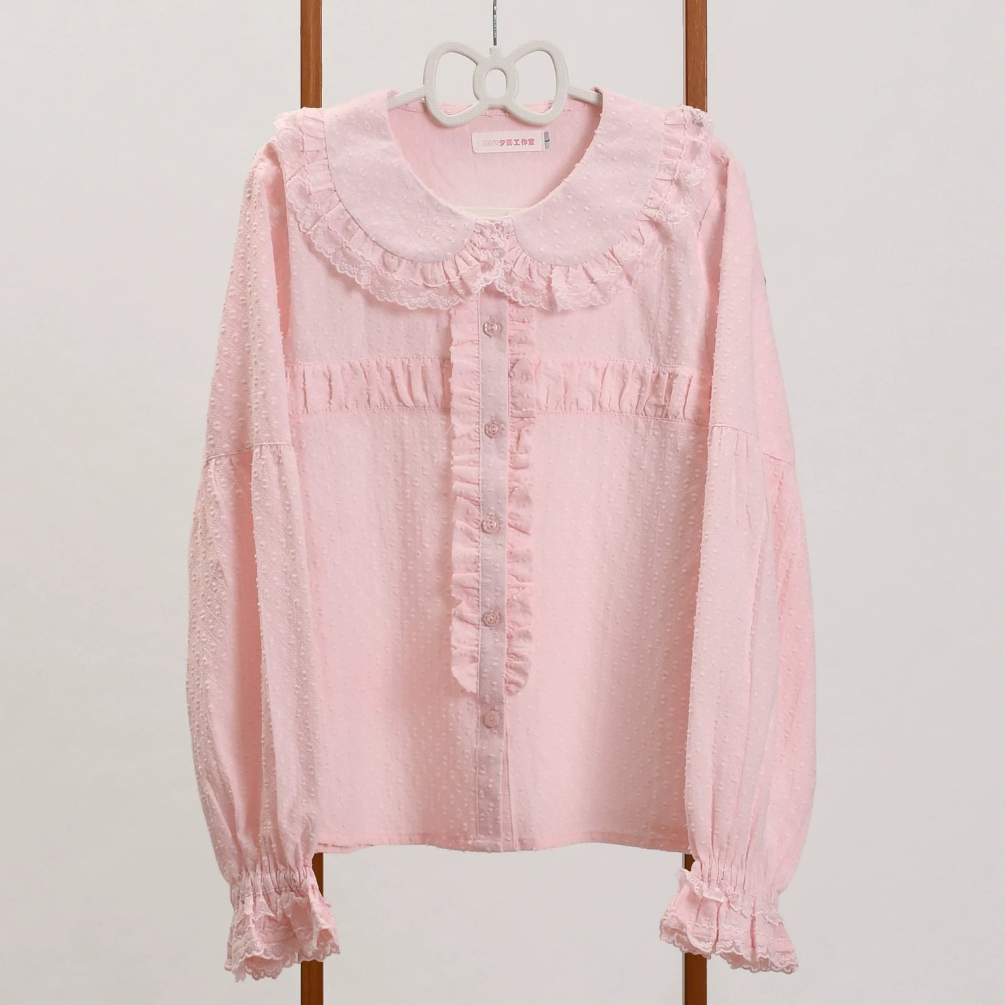 MIST - Tianmi - Sweet Lolita Blouse Long Sleeve Doll Collar Thin Shirt