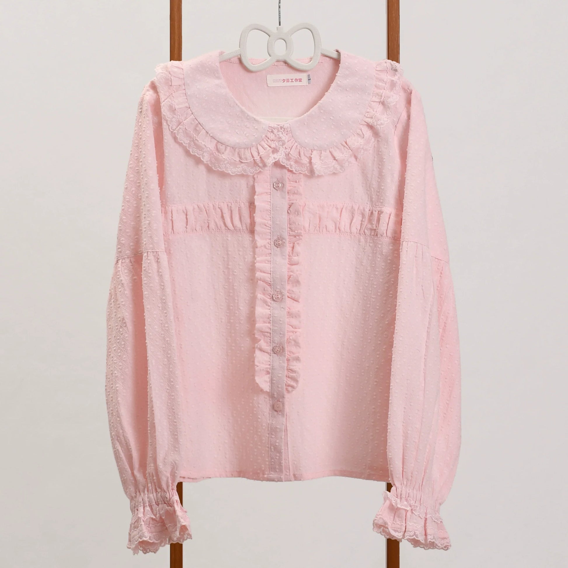 MIST - Tianmi - Sweet Lolita Blouse Long Sleeve Doll Collar Thin Shirt