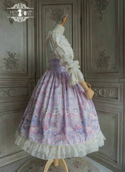 Miss Point - Elizabeth Meow - Classic Lolita Blouse Lotus Root Sleeve Lolita Shirt