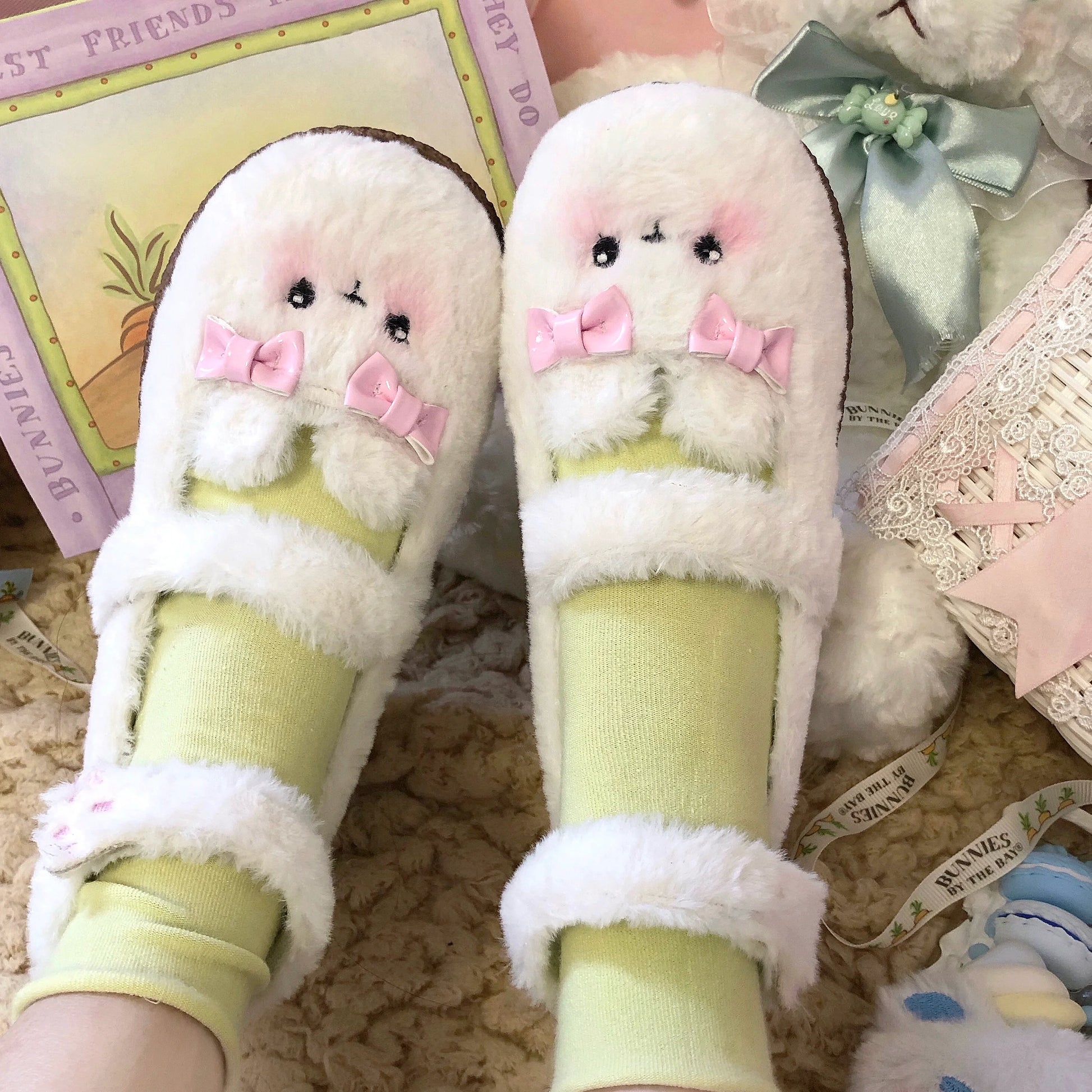 Fairy Godmother - Cute Plush Warm Round Toe Lolita Soft Sole Shoes