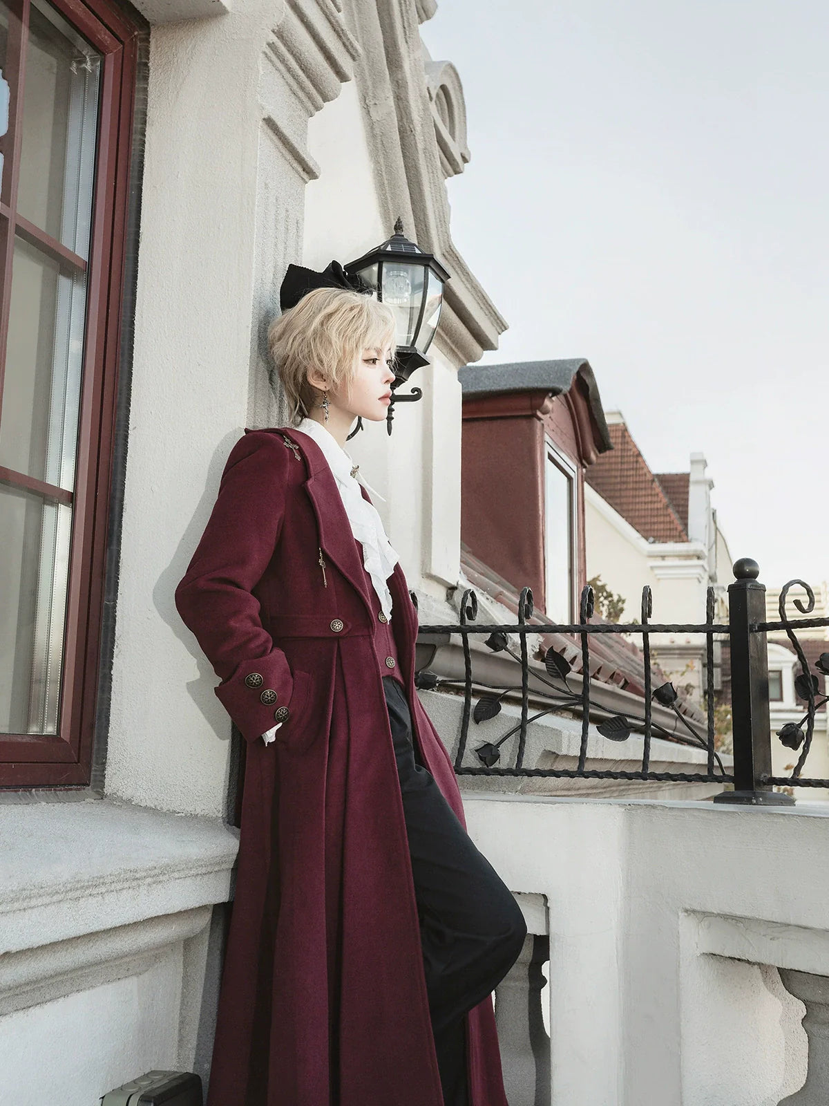 Cornfield Lolita - The Legend of Dracula - Gothic Ouji Lolita Winter Coat Set