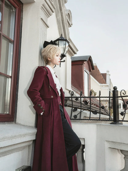 Cornfield Lolita - The Legend of Dracula - Gothic Ouji Lolita Winter Coat Set