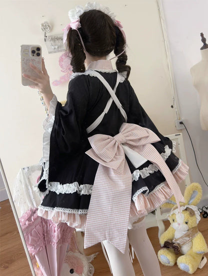 Hanguliang - Sweet Meow Nurse - Maid Lolita Skirt Set Kawaii Lolita Dress