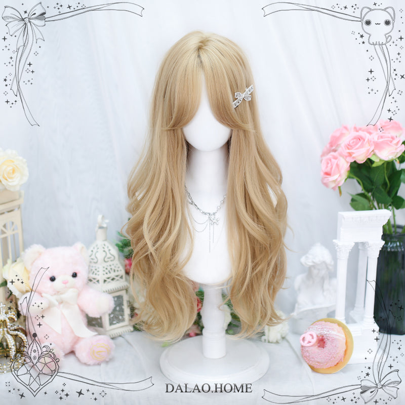 Dalao Home - Ballet - Sweet Long Straight Black Brown Wig
