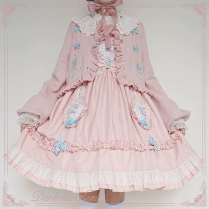 Dark Star Island - Sugar Frost - Sweet Lolita Cardigan Knit Embroidered Sweater