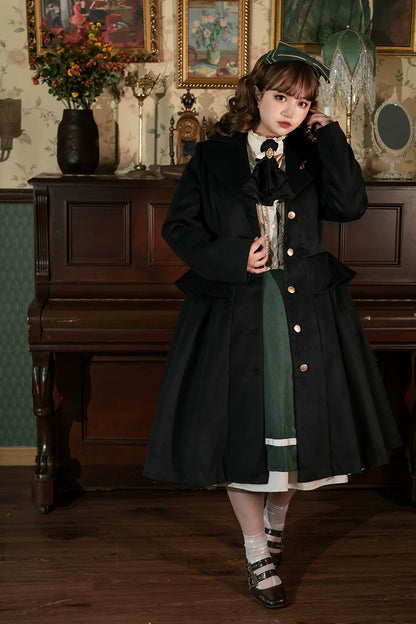 Miss Point - Golden Movement - Elegant Lolita Fishbone Skirt Customized