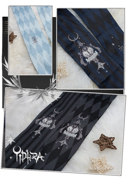 Yidhra - Midnight Circus - Argyle Digital Print Lolita Tights